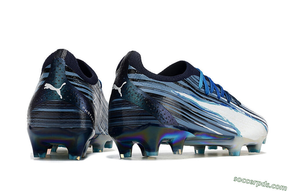 Puma Ultra Ultimate FG Low-Tops Football Boots - Blue/Black/White 6
