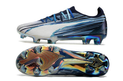 Puma Ultra Ultimate FG Low-Tops Football Boots - Blue/Black/White