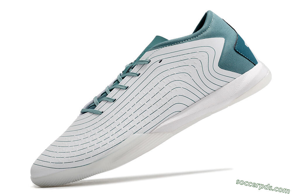 Adidas Predator Accuracy.3 IC Low-Tops Football Shoes - White/Blue 5