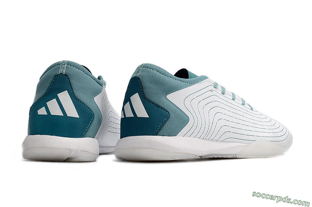 Adidas Predator Accuracy.3 IC Low-Tops Football Shoes - White/Blue 6