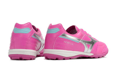 Mizuno Morelia Sala Japn TF Low-Tops Football Shoes - Pink/Silver