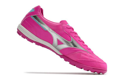 Mizuno Morelia Sala Japn TF Low-Tops Football Shoes - Pink/Silver