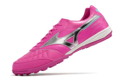 Mizuno Morelia Sala Japn TF Low-Tops Football Shoes - Pink/Silver