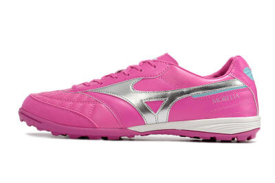 Mizuno Morelia Sala Japn TF Low-Tops Football Shoes - Pink/Silver