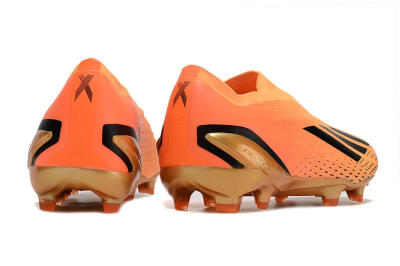 Adidas X Speedportal+ FG Low-Tops Football Boots - Orange/Black/Gold