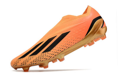 Adidas X Speedportal+ FG Low-Tops Football Boots - Orange/Black/Gold