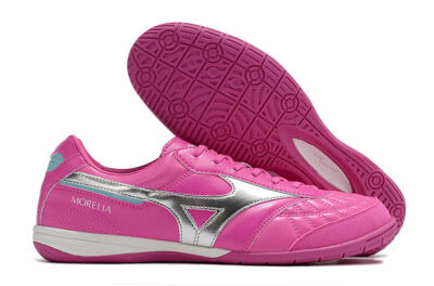 Mizuno Morelia Sala Japn IC Low-Tops Football Shoes - Pink/Silver