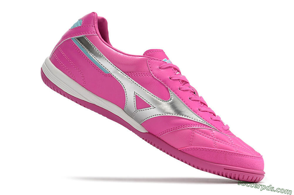 Mizuno Morelia Sala Japn IC Low-Tops Football Shoes - Pink/Silver 4