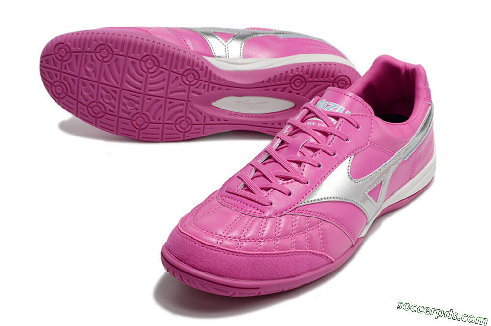 Mizuno Morelia Sala Japn IC Low-Tops Football Shoes - Pink/Silver 3