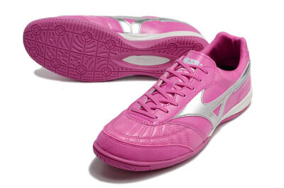 Mizuno Morelia Sala Japn IC Low-Tops Football Shoes - Pink/Silver