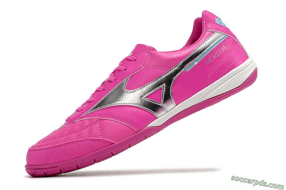 Mizuno Morelia Sala Japn IC Low-Tops Football Shoes - Pink/Silver 5