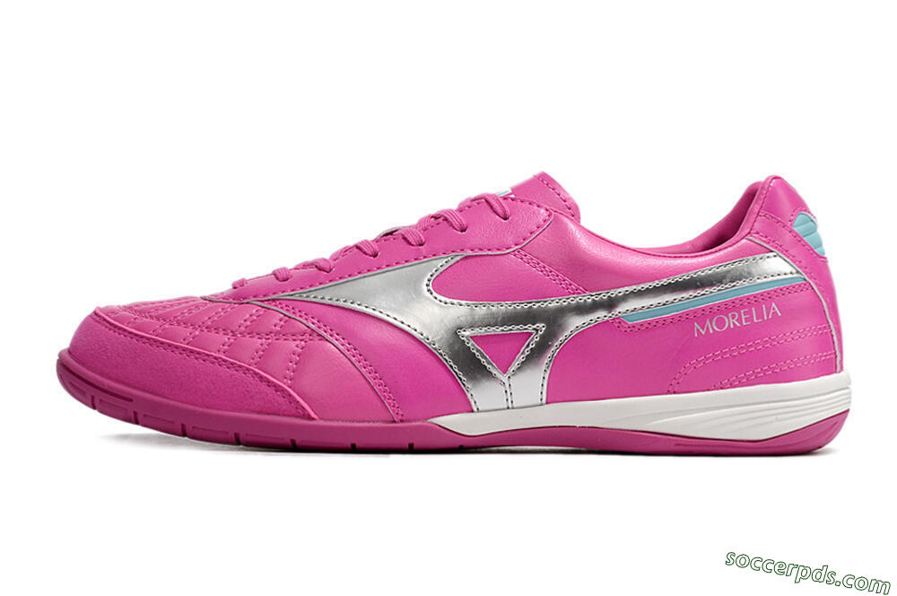 Mizuno Morelia Sala Japn IC Low-Tops Football Shoes - Pink/Silver 2