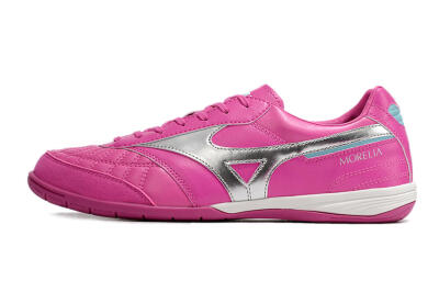 Mizuno Morelia Sala Japn IC Low-Tops Football Shoes - Pink/Silver
