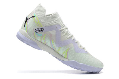 Puma Future Ultimate TF Low-Tops Football Shoes - White/Yellow/Purple/Black