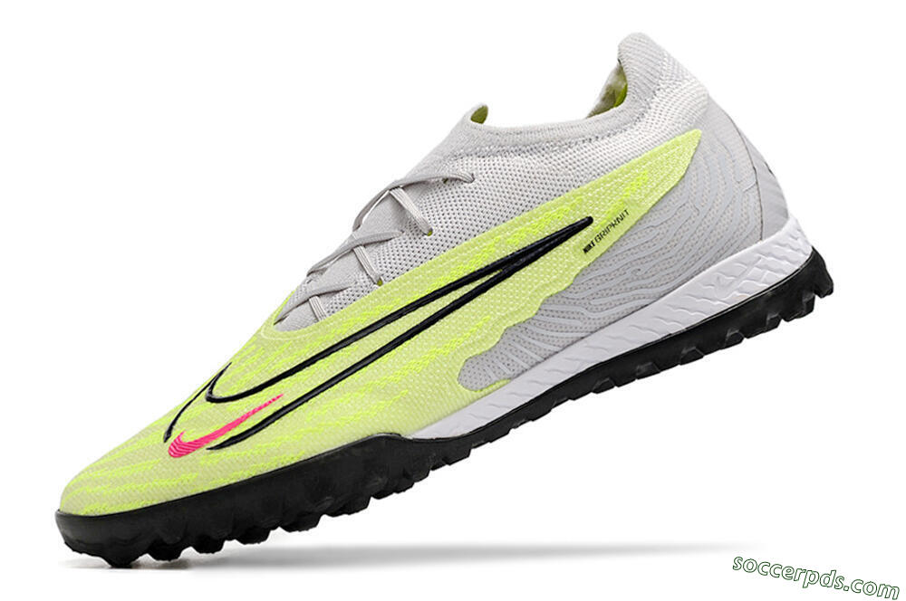 Nike Phantom GX Elite TF Low-Tops Football Shoes - Grey/Yellow/Black 7