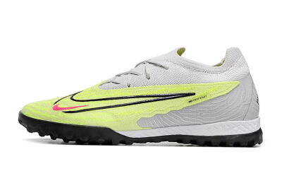Nike Phantom GX Elite TF Low-Tops Football Shoes - Grey/Yellow/Black