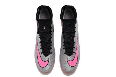 Nike Air Zoom Mercurial Superfly 9 Elite AG High-Tops Football Boots - Sliver/Pink/Black