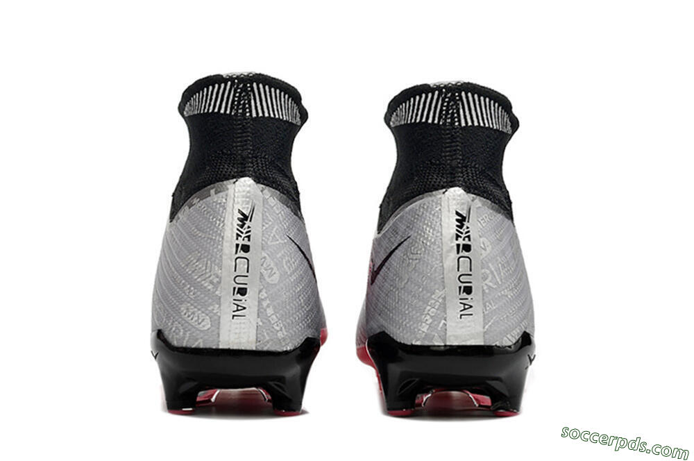 Nike Air Zoom Mercurial Superfly 9 Elite AG High-Tops Football Boots - Sliver/Pink/Black 6