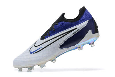 Nike Phantom GX Elite FG Low-Tops Football Boots - White/Blue/Black