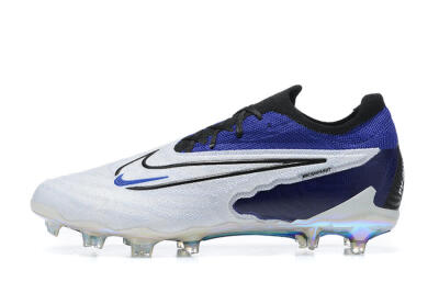 Nike Phantom GX Elite FG Low-Tops Football Boots - White/Blue/Black