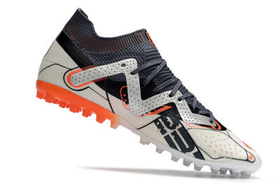 Puma Future Ultimate MG Low-Tops Football Boots - White/Grey/Orange