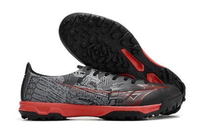 Mizuno Alpha Made in Japan TF Low-Tops Football Shoes - Gery/Black/Red