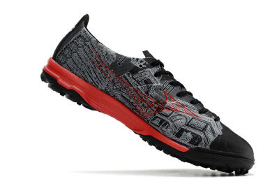 Mizuno Alpha Made in Japan TF Low-Tops Football Shoes - Gery/Black/Red
