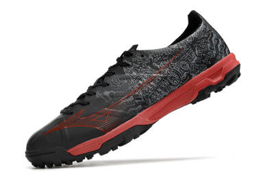 Mizuno Alpha Made in Japan TF Low-Tops Football Shoes - Gery/Black/Red