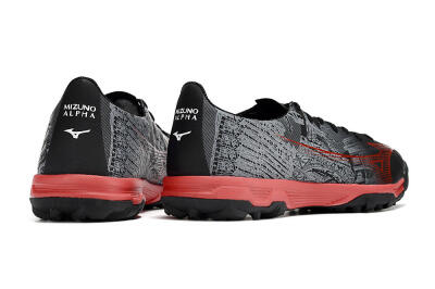 Mizuno Alpha Made in Japan TF Low-Tops Football Shoes - Gery/Black/Red