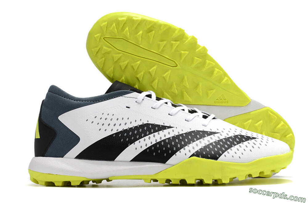Adidas Predator Accuracy.3 TF Low-Tops Football Shoes - White/Black/Blue 1