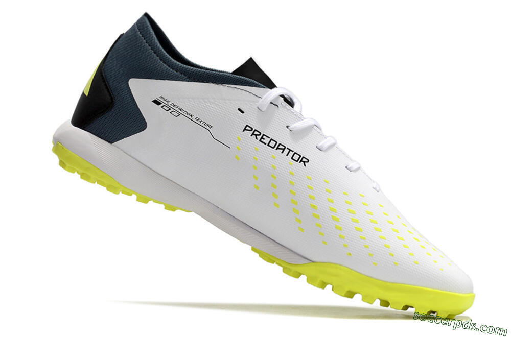 Adidas Predator Accuracy.3 TF Low-Tops Football Shoes - White/Black/Blue 4