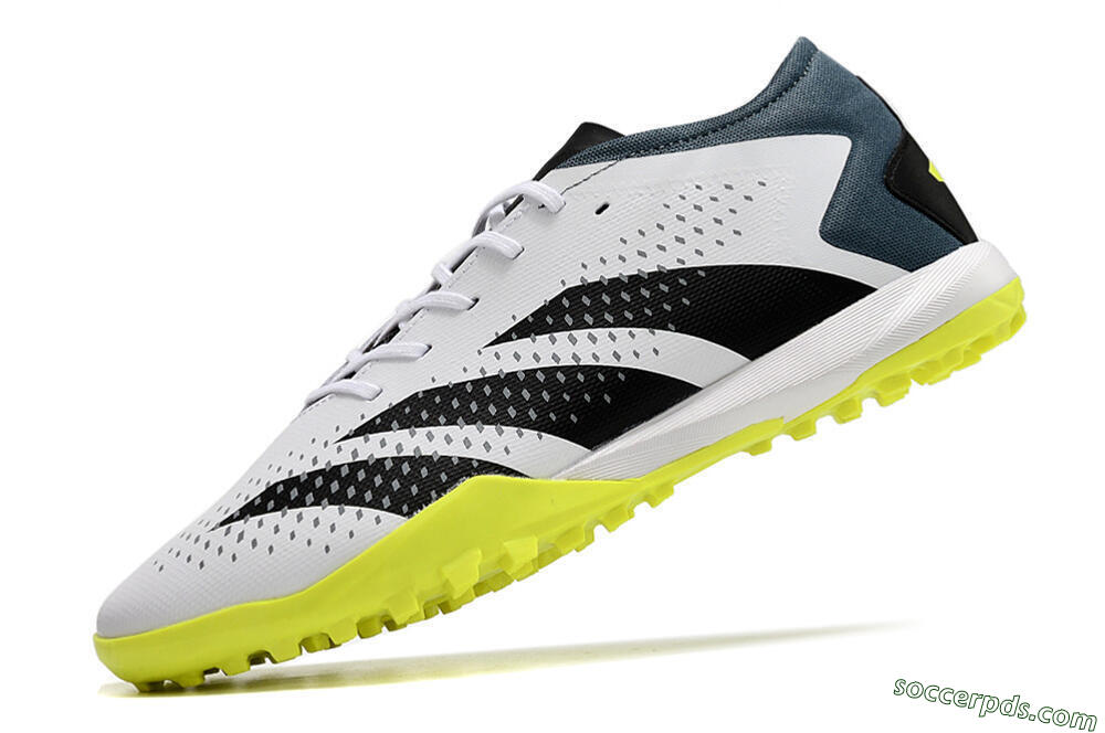 Adidas Predator Accuracy.3 TF Low-Tops Football Shoes - White/Black/Blue 5