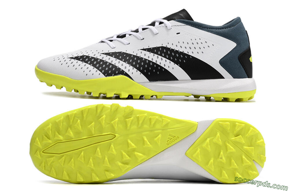 Adidas Predator Accuracy.3 TF Low-Tops Football Shoes - White/Black/Blue 0