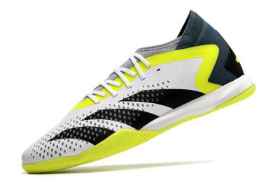 Adidas Predator Accuracy.3 IC Low-Tops Football Shoes - White/Black/Yellow