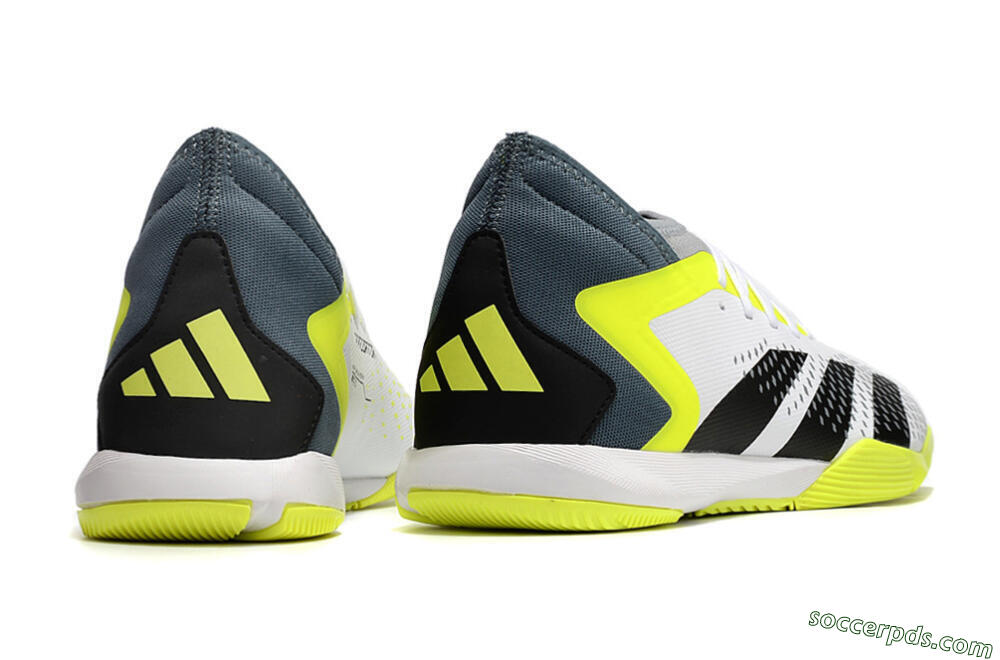 Adidas Predator Accuracy.3 IC Low-Tops Football Shoes - White/Black/Yellow 6