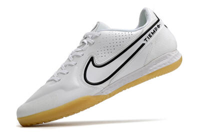 Nike React Tiempo Legend 9 Pro IC Low-Tops Football Shoes - White/Black