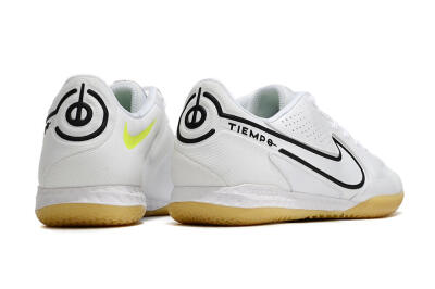 Nike React Tiempo Legend 9 Pro IC Low-Tops Football Shoes - White/Black