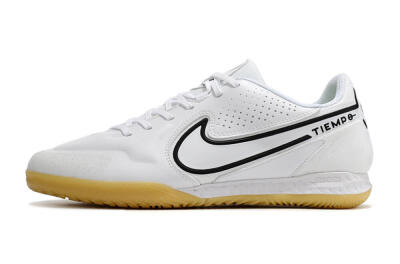 Nike React Tiempo Legend 9 Pro IC Low-Tops Football Shoes - White/Black