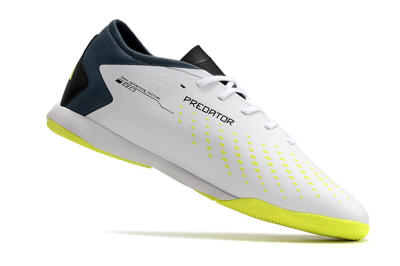 Adidas Predator Accuracy.3 IC Low-Tops Football Shoes - White/Black/Blue