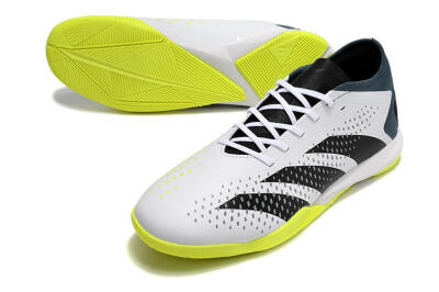 Adidas Predator Accuracy.3 IC Low-Tops Football Shoes - White/Black/Blue
