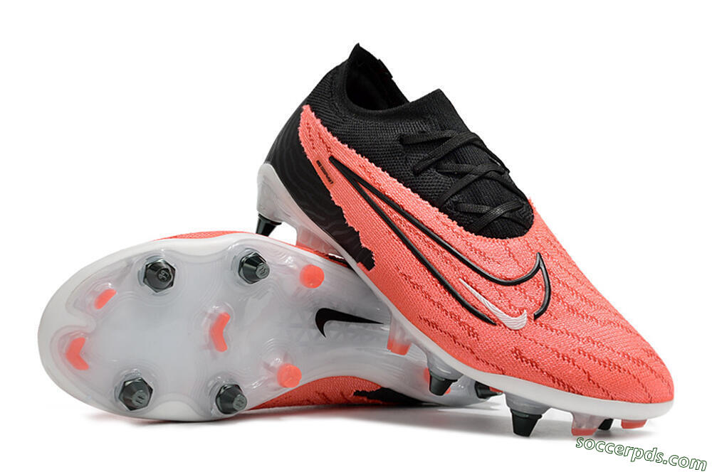 Nike Phantom GX Elite SG Low-Tops Football Boots - Pink/Black/White 3