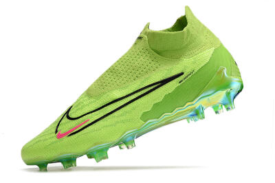 Nike Phantom GX Elite DF Link FG High-Tops Football Boots - Green/Black/Red