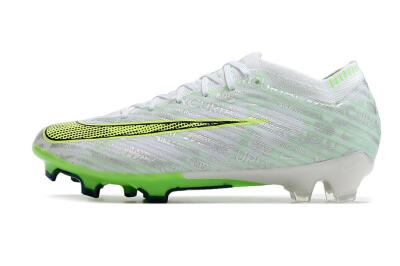 Nike Air Zoom Mercurial Vapor 15 Elite FG Low-Tops Football Boots - White/Green