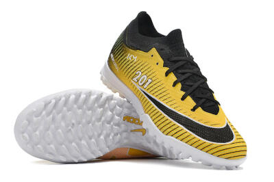Nike Air Zoom Mercurial Vapor 15 Elite TF Low-Tops Football Shoes - Yellow/Black/White
