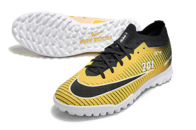 Nike Air Zoom Mercurial Vapor 15 Elite TF Low-Tops Football Shoes - Yellow/Black/White