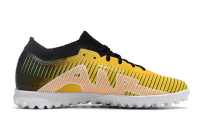 Nike Air Zoom Mercurial Vapor 15 Elite TF Low-Tops Football Shoes - Yellow/Black/White