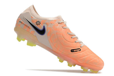 Nike Tiempo Legend 10 Elite FG Low-Tops Football Boots - Orange/Black/Guava Ice