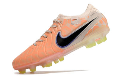 Nike Tiempo Legend 10 Elite FG Low-Tops Football Boots - Orange/Black/Guava Ice
