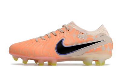 Nike Tiempo Legend 10 Elite FG Low-Tops Football Boots - Orange/Black/Guava Ice