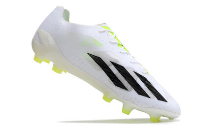 Adidas X Crazyfast.1 FG Low-Tops Football Boots - White/Black/Green